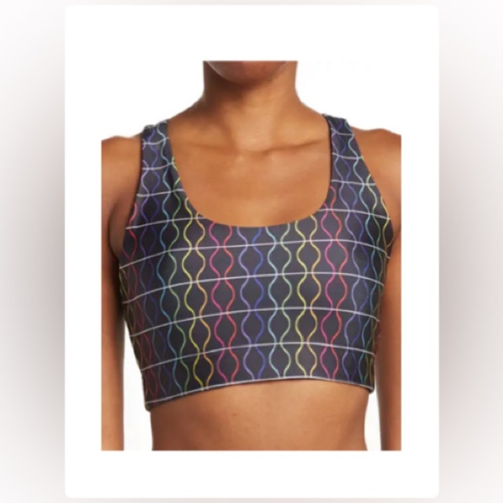 TEREZ RAZOR BACK BLACK RAINBOW ACTIVE SPORTS WEAR